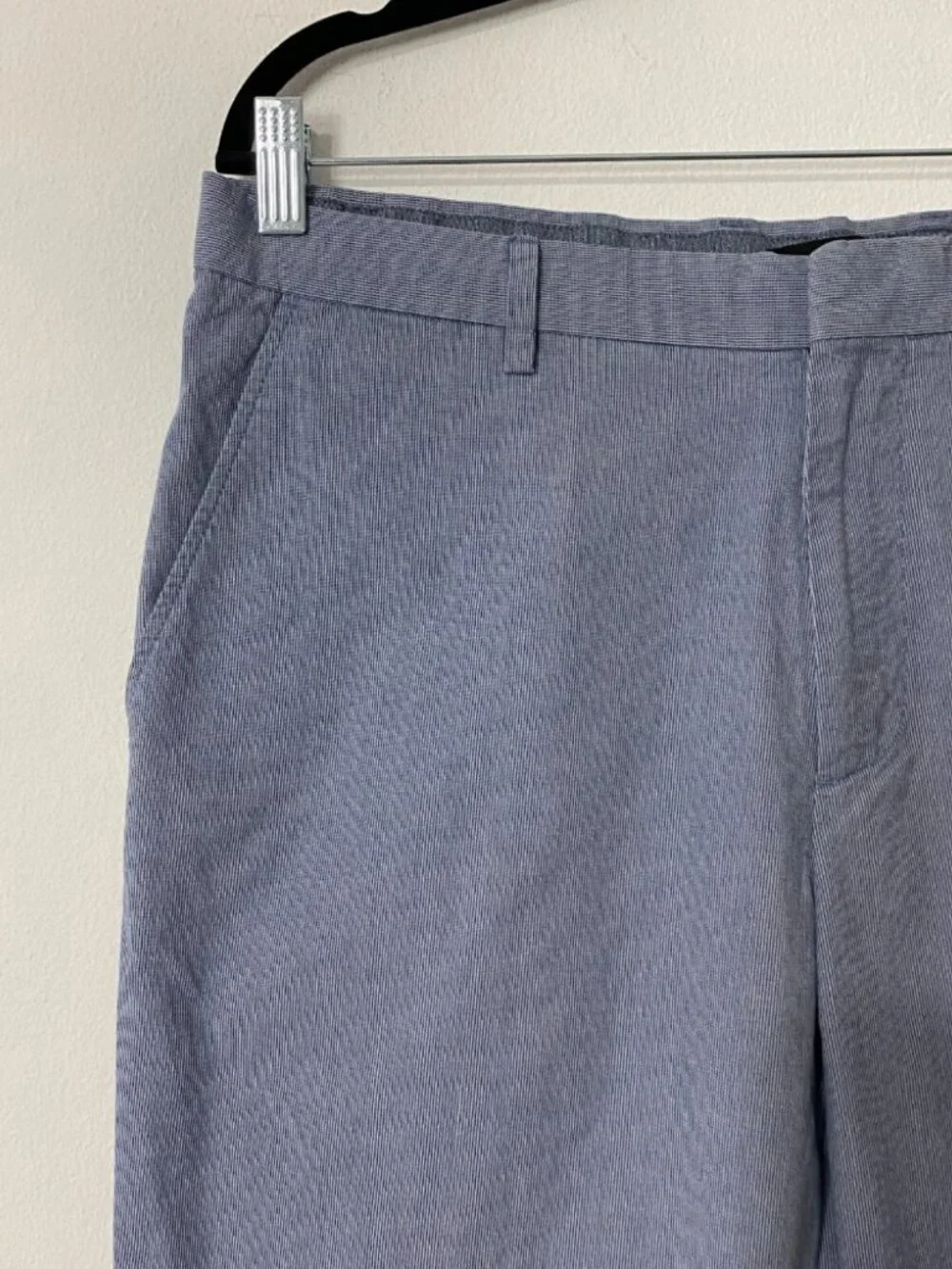 Banana Republic Blue Kentfield Straight Pinstripe Chino Pants 35x30